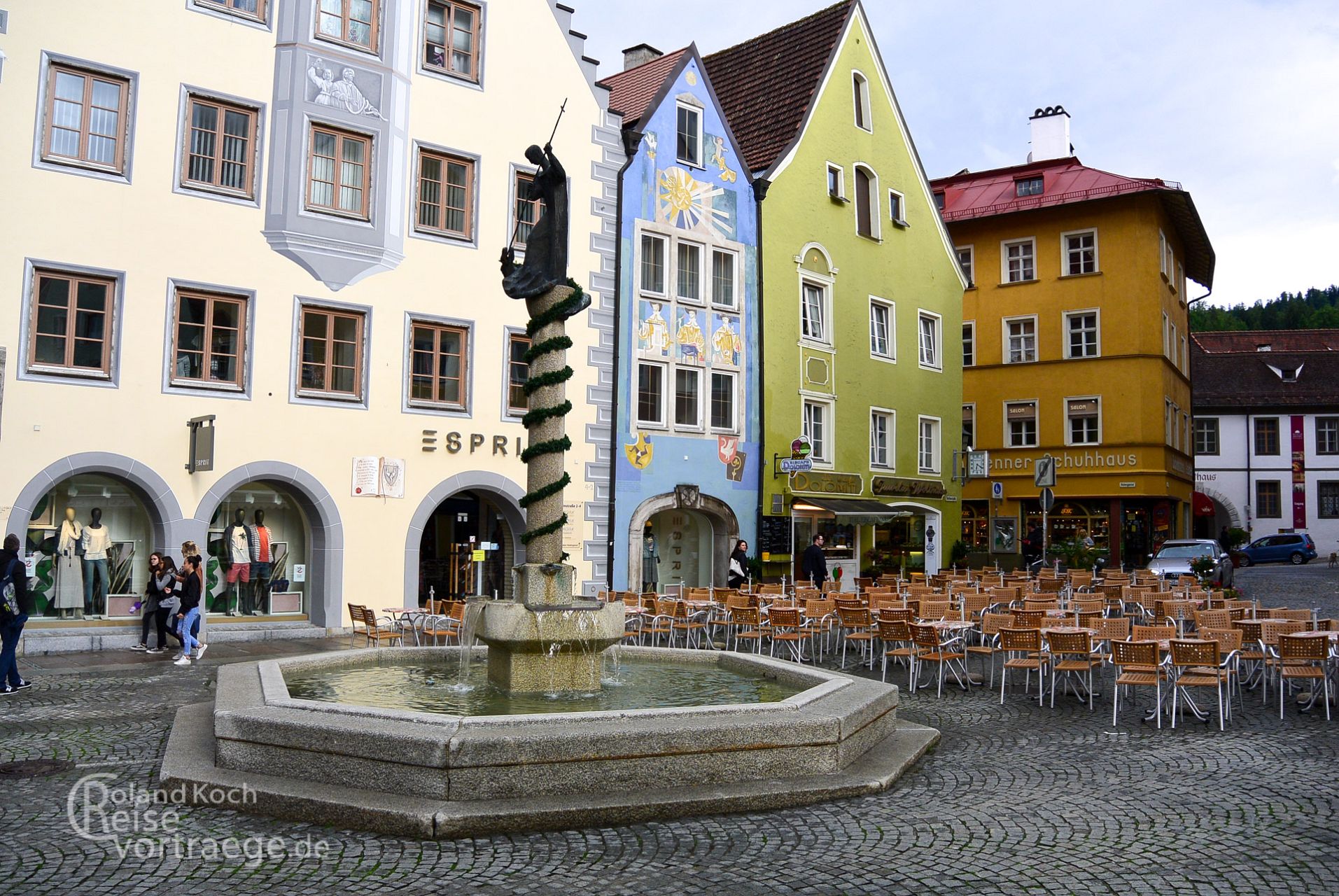 mit Kindern per Rad über die Alpen, Via Claudia Augusta, Altstadt von Füssen